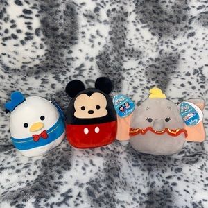 Disney Squishmallows Set 7”